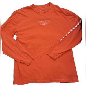 Vans - Off the Wall NY Orange & White Long Sleeve Shirt Size: XL Men's